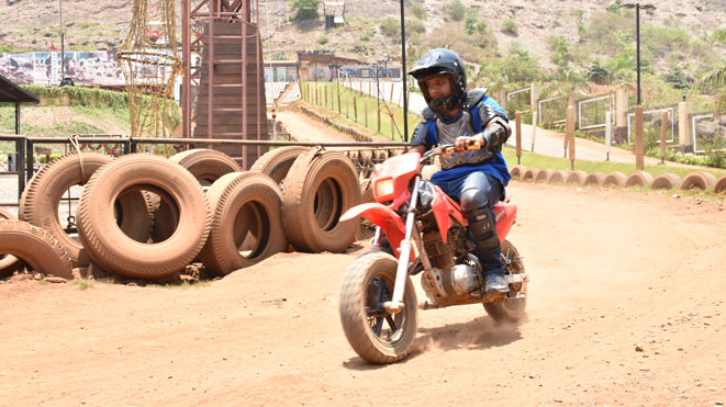 Teens should enjoy Small Dirt Bike at Della Adventure Park, Lonavla